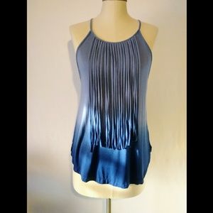 American Eagle Outfitters blue ombrè tank